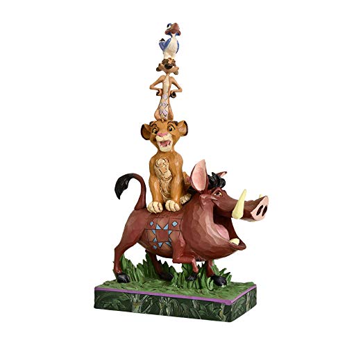 Disney Tradition Il Re Leone Impilabile Figurina, Resina, Multicolore, 12 X 12 X 20 Cm