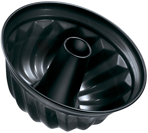 Zenker Black Metallic Stampo Ciambella/Budino, Acciaio Inossidabile, Nero