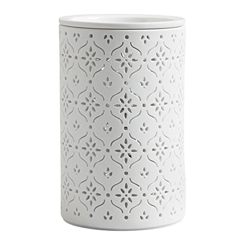 Mathilde M. - Bruciatore Elettrico Di Essenze Profumate D'Ambiente O Cere Di Profumo, Con Luce. Lampada E Bruciaessenze
