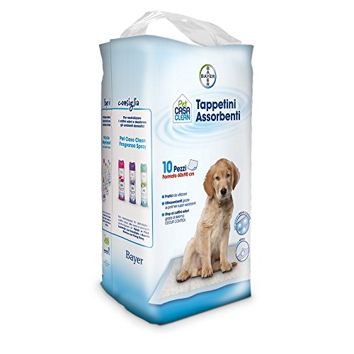 Sano E Bello Tappetini Assorbenti Pet Casa Clean Pz. 10-Igiene Toeletta Cane, Multicolore, Unica
