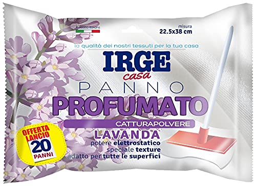 Irge Panno Catturapolvere Lavanda 20Pz, Multicolor