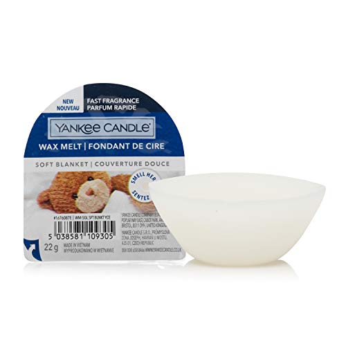 Yankee Candle Cialde Di Cera Profumate Wax Melt | Coperta Morbida | Durata Della Fragranza: Fino A 8 Ore | 1 Pezzo