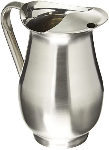 Ibili Jarra De Agua Inox 2 Lts, Acciaio Inossidabile, Argento