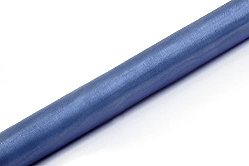 Rotolo Organza Blu Avion 36 Cm X 9 Metri