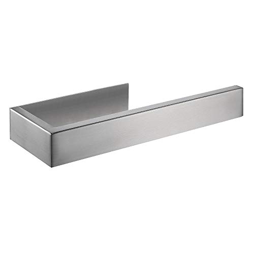 Cckole - Portasciugamani Senza Foratura, In Acciaio Inox 304, Anello Portasciugamani Autoadesivo, Porta Asciugamani Per Bagno, Argento Spazzolato, Sen