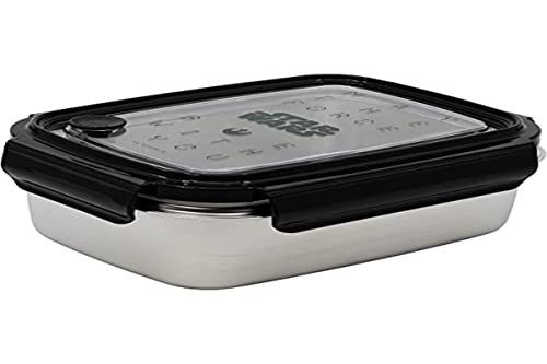 Stor 0 Sandwichera Rectangular Acero Inoxidable 1020 Ml Star Wars, Metallo, Único, Estándar