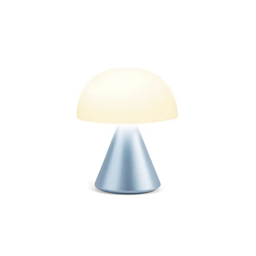 Lexon Mina Mini Lampe Led 6 Stunden Batterie Kalt- Und Warmlichtsteuerung Usb-C (Hellblau)