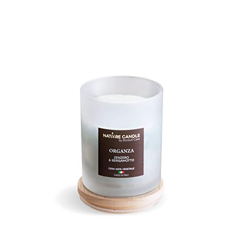 Nature Candle Linea Atelier 200G - Organza - Zenzero E Bergamotto