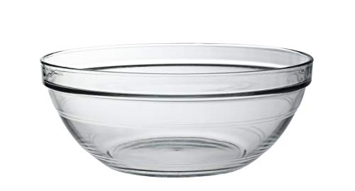 Duralex Insalatiera Lys Impilabile Cm.26, Transparent, 26 X 26 X 10.5 Cm