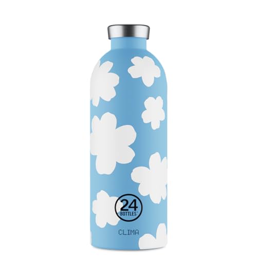 24Bottles Clima Bottle - Borraccia Termica Da 330Ml/500Ml/850Ml, Bottiglia Thermos Con Tappo 100% Ermetico (12 Ore Bevande Calde 24 Ore Fredde), Borra
