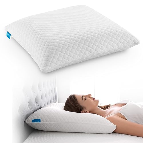 Noffa - Cuscino Divano Guanciale In Memory Foam, Memory Viscoelastico Cuscino Decorativi, Misura 56X56 Cm