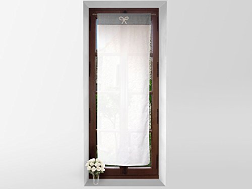 Soleil D'Ocre 46681 Emilie Rotte Vice Ricamato Cotone Grigio 70X200 Cm