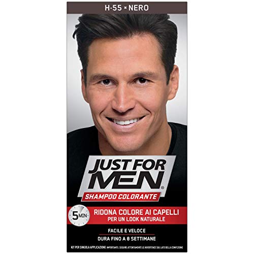 Just For Men Shampoo Colorante, H55 – Nero