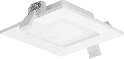 Adviti Akman Led Faretto Led Interno Downlight Incasso Quadrato 230V 18W, 1300Lm, 3000K Bianco Caldo