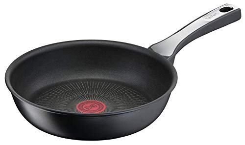 Tefal - G2590323 Unlimited On, Padella Alta 22 Cm Con Rivestimento Resistente Thermo-Signal, Adatta Per Piani Cottura A Gas, Vetroceramica, Elettrici