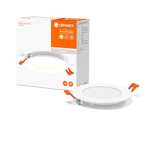 Semplice E Veloce - Il Design Piatto Permette Di Installare L'Apparecchio In Qualsiasi Soffitto, Lo Spot A Soffitto Illumina Le Stanze, I Morsetti Ten