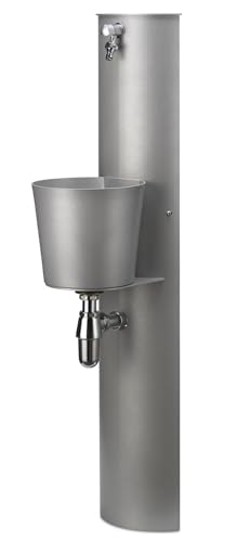 Bel-Fer Fontana A Parete Con Attacchi Alluminio