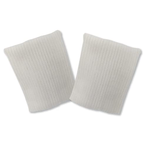 Usit, Polsi In Lana, 8X9 Cm, Ideali Per Riparare Giubbini E Giacche, 1 Paio, Panna