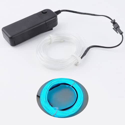 Cam2 Filo Di Luci Al Neon A Batteria, Alta Luminosità, Filo Elettroluminescente, Multicolore, Filo El Per Feste Di Natale, Interni Ed Esterni, Decoraz