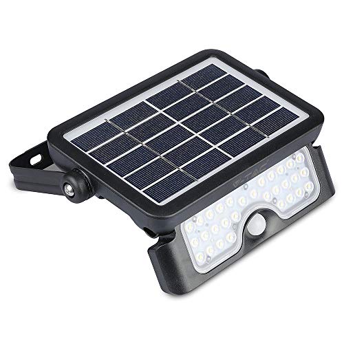 V-Tac Vt-777-5 Solar Floodlight Met Sensor - 5W - 4000K - 500 Lumen