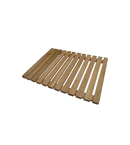 Pedana Doccia Xtra Bianco In Legno 55X69 H.4,5 Lusso [Xtra Bianco]