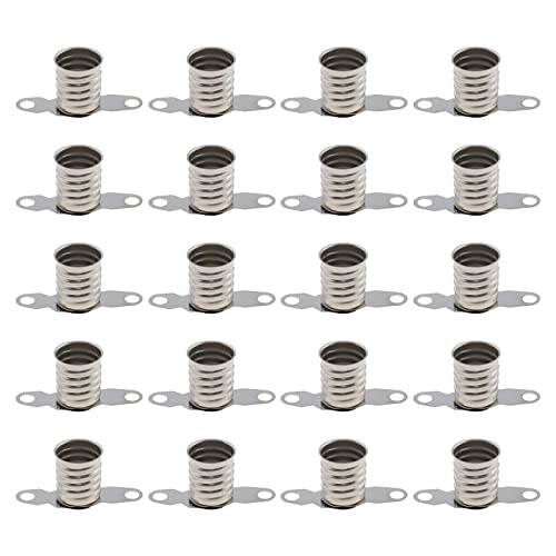 Vgol 20Pcs E10 Socket Light Dispositivo Fisso E10 Lampadina Socket Base E10 Lampadine Led Lampade Socket Base Accessori Elettrici Per Esperimenti Scol