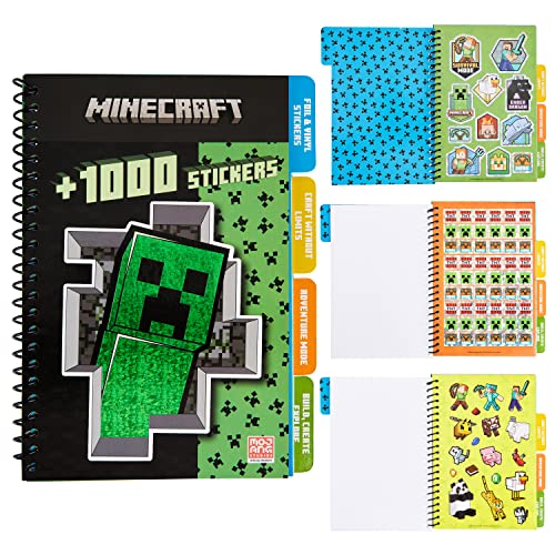 Minecraft Attivita Creative - Sticker Book 1000 + Adesivi Per Bambini Minecraft Gadget Adesivi Per Scrapbooking Decorativi Regali Per Gamer
