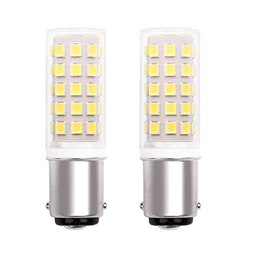 Ba15D Led 220V Lampadina, B15D Doppio Contatto A Baionetta Base, Bianco Freddo 6000K, 5W Equivalente Alogena Da 40W, Per Cucire Macchina Lampade Illum