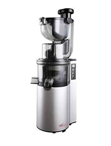Melchioni Vega Estrattore Succo Bassa Velocita 200 Watt 55 Giri Alminuto Display Digitale, W, Argento