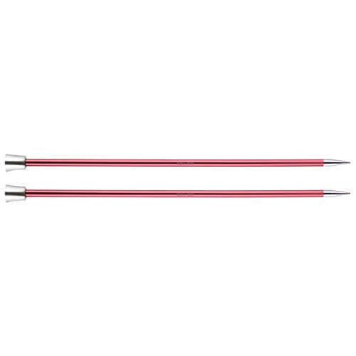 Knitpro Punta Singola Zing, In Alluminio, Multicolore, 25 Cm X 6.50 Mm