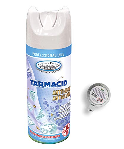 Home Pro Hygienfresh Tarmacid Spray Antitarme Antiacaro Deodorante Professionale Tessuti Ambienti Cassetti Insetticida Presidio Medico Chirurgico 400M