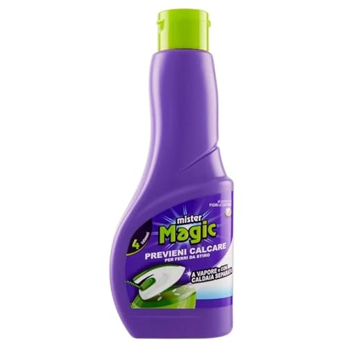 Mister Magic Previeni Calcare Per Ferri Da Stiro, Al Profumo Di Fiori Di Cotone, 200 Ml