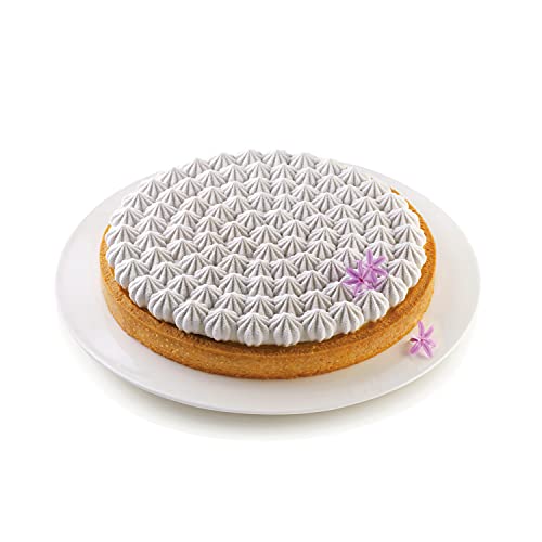 Silikomart Set Tappetto In Silicone Air Mat + Kit Tarte Meringué, Grigio