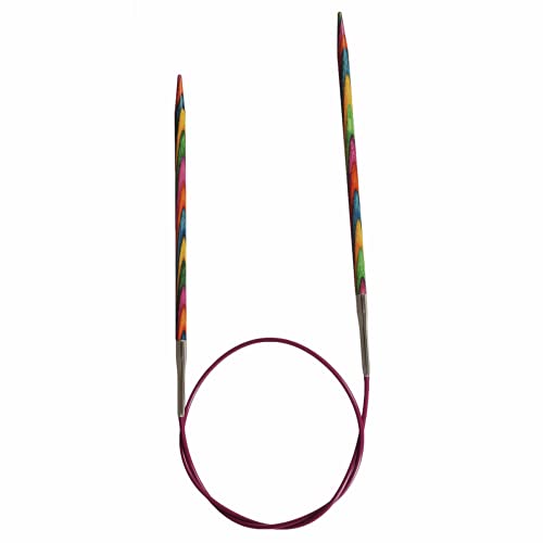 Knitpro Symfonie - Ferro Rotondo Con Punte In Legno Lana Grossa, 10,0 Mm, 100 Cm