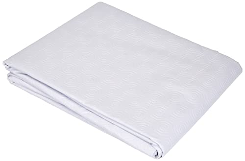 Douceur D'Intérieur 1710461, Sotto Tovaglia , 135 Cm , Protege Table Uni , Protezione Tavola Unita , Bianco