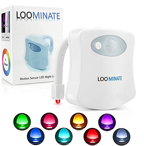 The Glowhouse Loominate Toilet Bowl Sensore Di Movimento Della Luce Di Notte Del Led