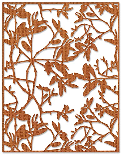 Sizzix 665436-Fustella Thinlits, Motivo: Ramoscelli Di Tim Holtz, Multicolor, Taglia Unica