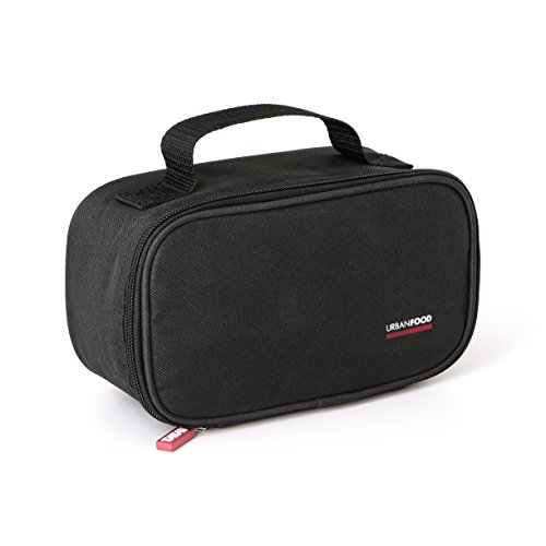 Tatay Urban Food Casual Mini Borsa Termica Porta Pranzo, 1.5 L Capacita Con 1 Contenitore Alimentare Di 0.5L Senza Bpa, Nero. Misure 21.5 X 9 X 12 Cm