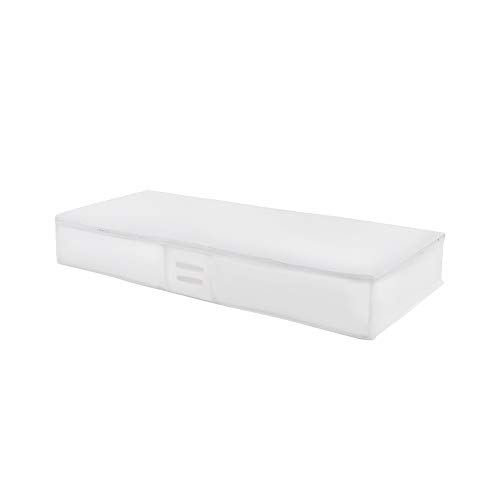 Compactor Custodia Sottoletto Piatta, Antipolvere, Gamma Milky, Polipropilene, Peva, Custodia, 48 X 100 X H. 15 Cm, Ran2980