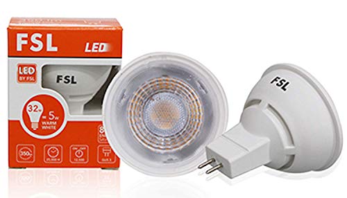Fsl Mr16 Lampadina Led - 6W 6500K 520Lm 38º Cri80 Dc 12V