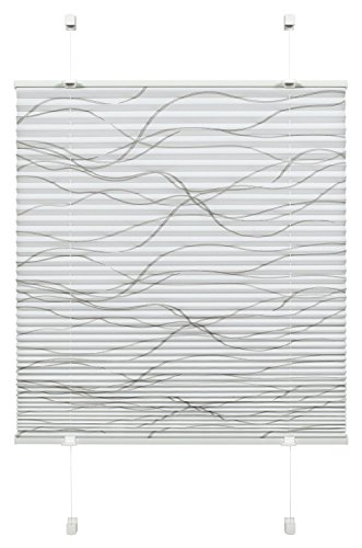 Gardinia Tenda Plissettata, Poliestere, Bianco, 60 X 130 Cm
