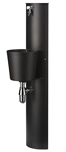 Belfer Fontana A Parete Da Giardino Con Rubinetto E Secchio 42/Prt Antracite