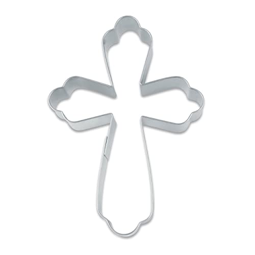 Staedter - Stampo Per Biscotti A Forma Di Croce, Argento, Acciaio Inossidabile, Silver, 9 Cm