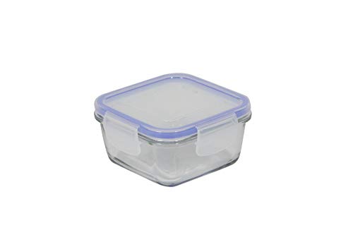 Contenitore Box Igloo Per Alimenti Quadrato Chiusura Ermetica In Pvc 11 Cm