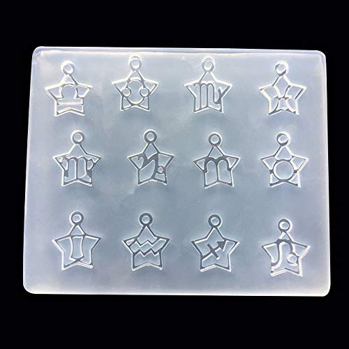 Blugul Zodiaco Segno Zodiacale Stampi In Silicone, Per Cioccolato Fondente Torta Gelatina Dolci Dessert
