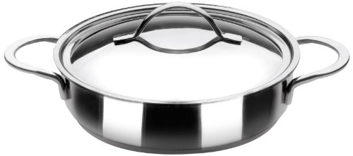 Ibili, Casseruola Con Coperchio Noah, 26 Cm, Acciaio Inox 18/10, Adatta All’Induzione.