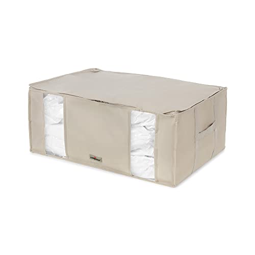 Compactor - Custodia Dune Con Sacco Sottovuoto Integrato, Contenitori Salvaspazio Armadio Per Piumoni, Cuscini, Vestiti, Antiacari, Umidità, Tarme, Co