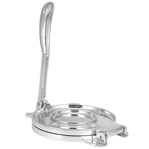 Tomotato Pressa Per Tortilla, Pressa Per Tortilla In Alluminio, Perfetta Per Torta Di Mais, Burrito, Muffin,Taco- Argento