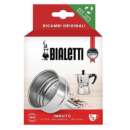 Bialetti Ricambi, Include 1 Filtro A Imbuto, Compatibile Con La Mokina