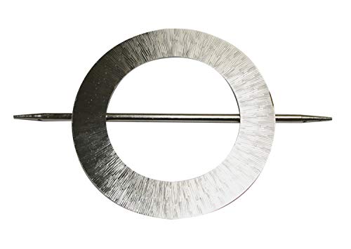 Gardinia Fermatenda Mars Con Barretta, Per Decorare E Raccogliere Tende E Tessuti, Dimensione Esterna Ø 14,5 Cm, Metallo, Aspetto Acciaio Inox